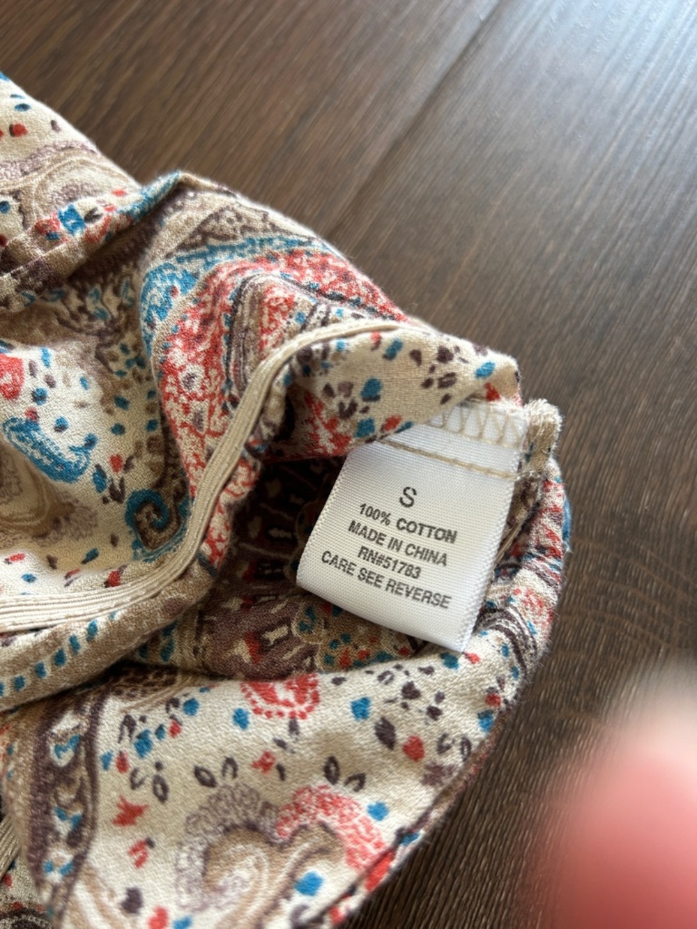 Maurices Paisley Print Top | Paisley Print | Bohemian | Boho | Paisley - Picture 7 of 7